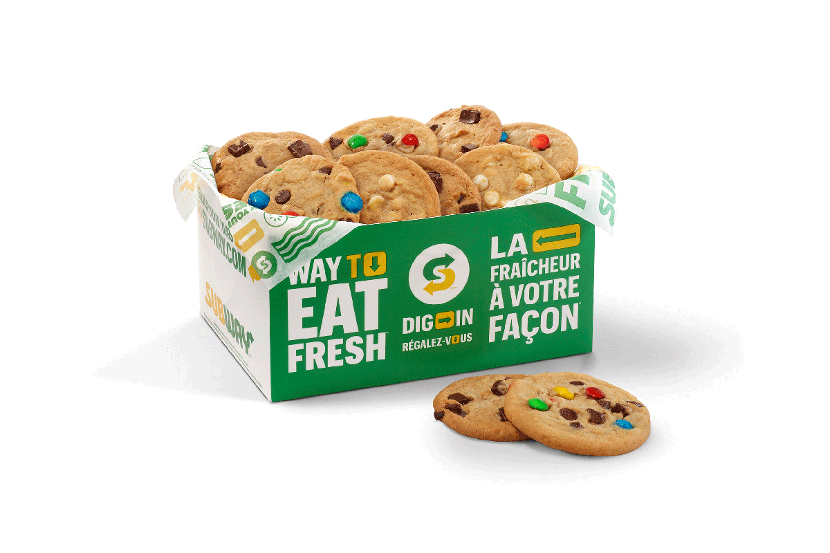 Subway cookies deals price